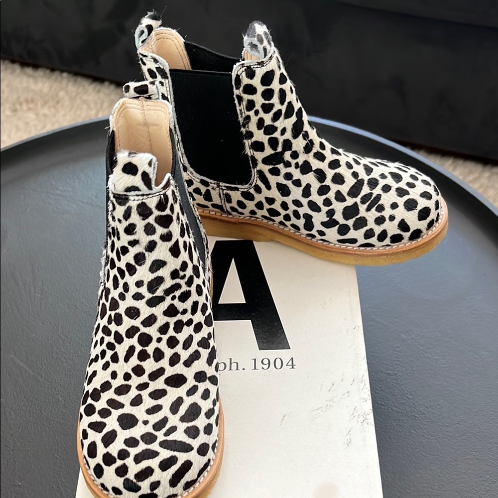 Angulus Kids Boots - Black and White